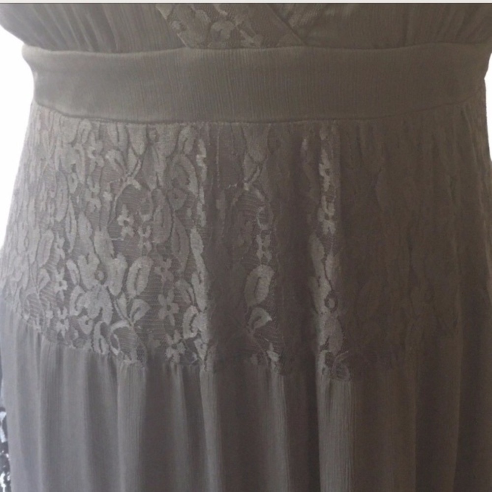 Torrid tiered black lace and chiffon dress 3x